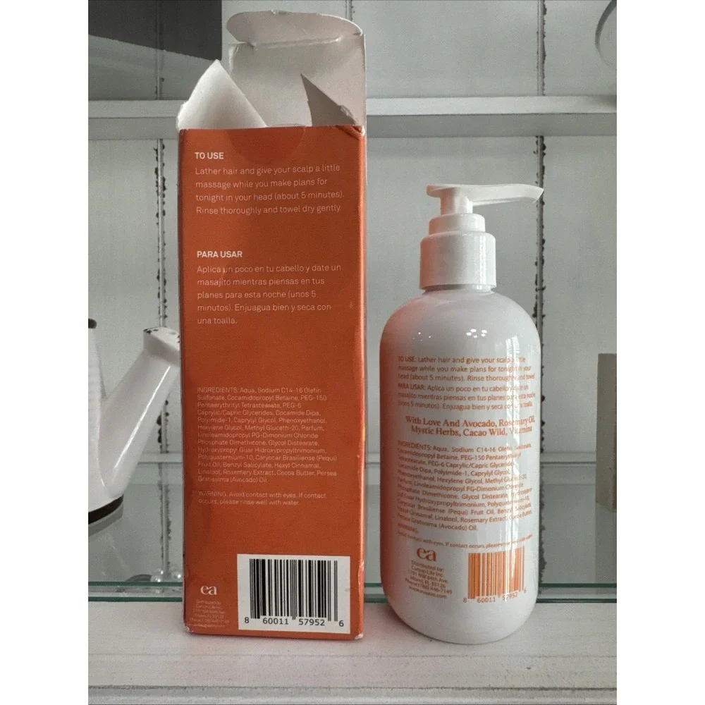 eva+avo Curly Hair Rosemary Avocado Hair Shampoo - 8 fl oz *NEW*